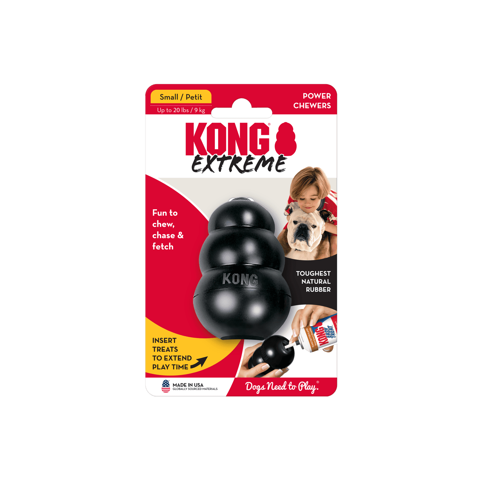 KONG Extreme Dog Toy | Durable Chew Toy for Power Chewers