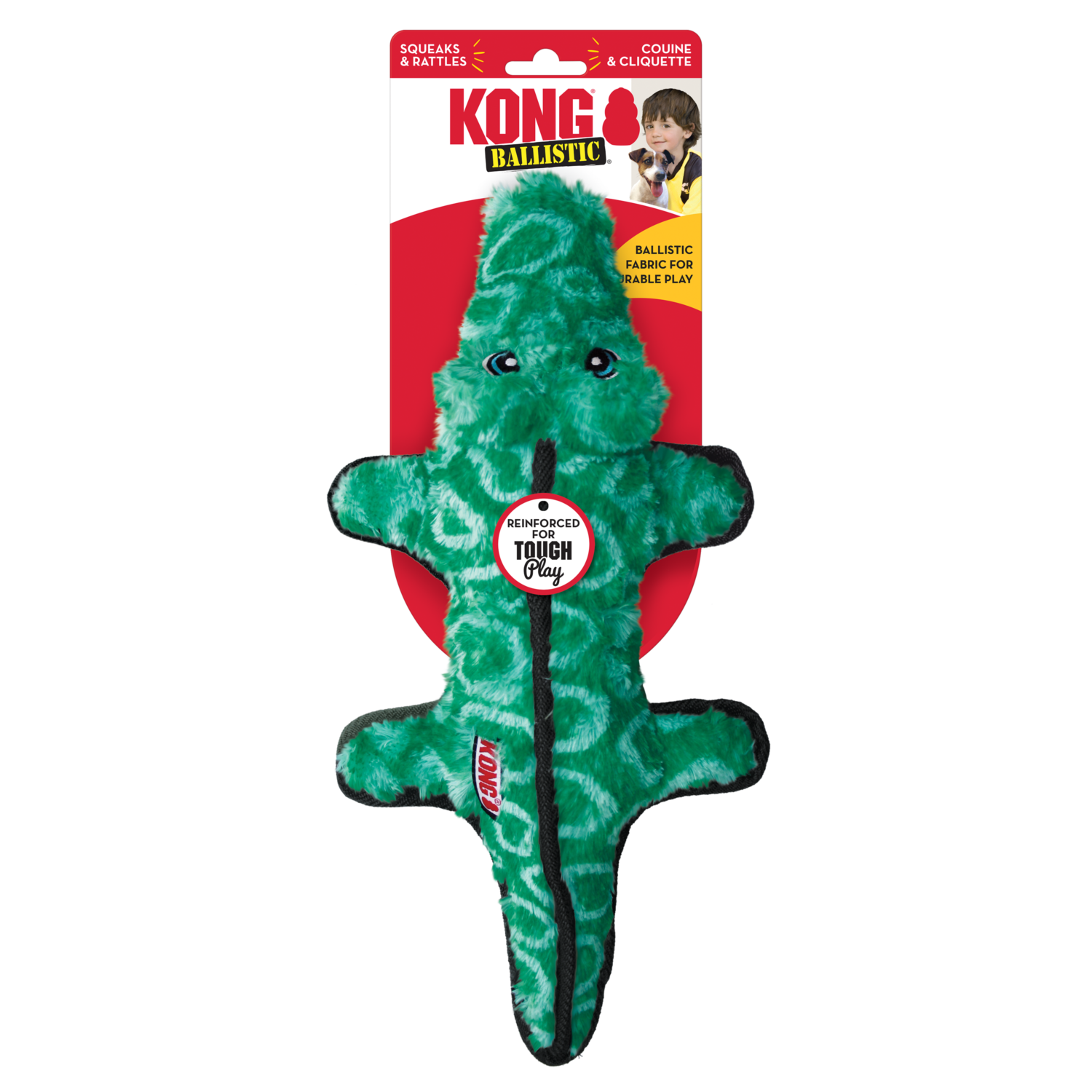 KONG Ballistic Alligator Toy For Dogs | Waxhaw Downtown Pawz