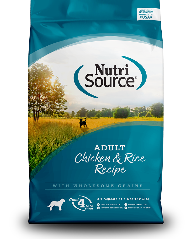 Nutri Source Dry Dogs Food | Adult Chicken and Rice Recipe