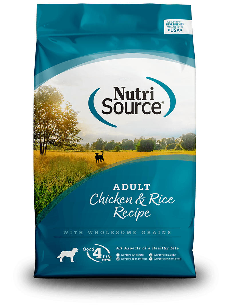 Nutri Source Dry Dogs Food | Adult Chicken and Rice Recipe