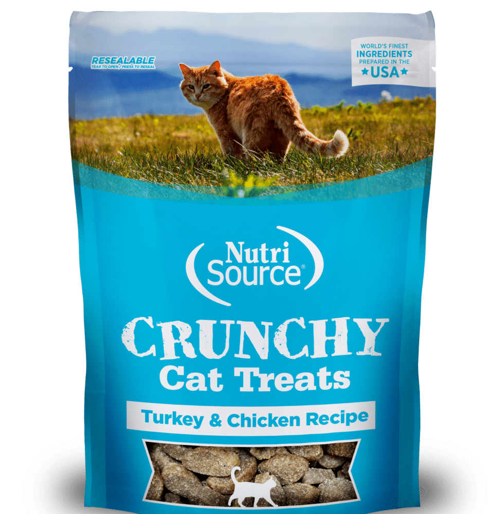 Nutri Source Crunchy Dry Cats Treats | Turkey & Chicken Recipe