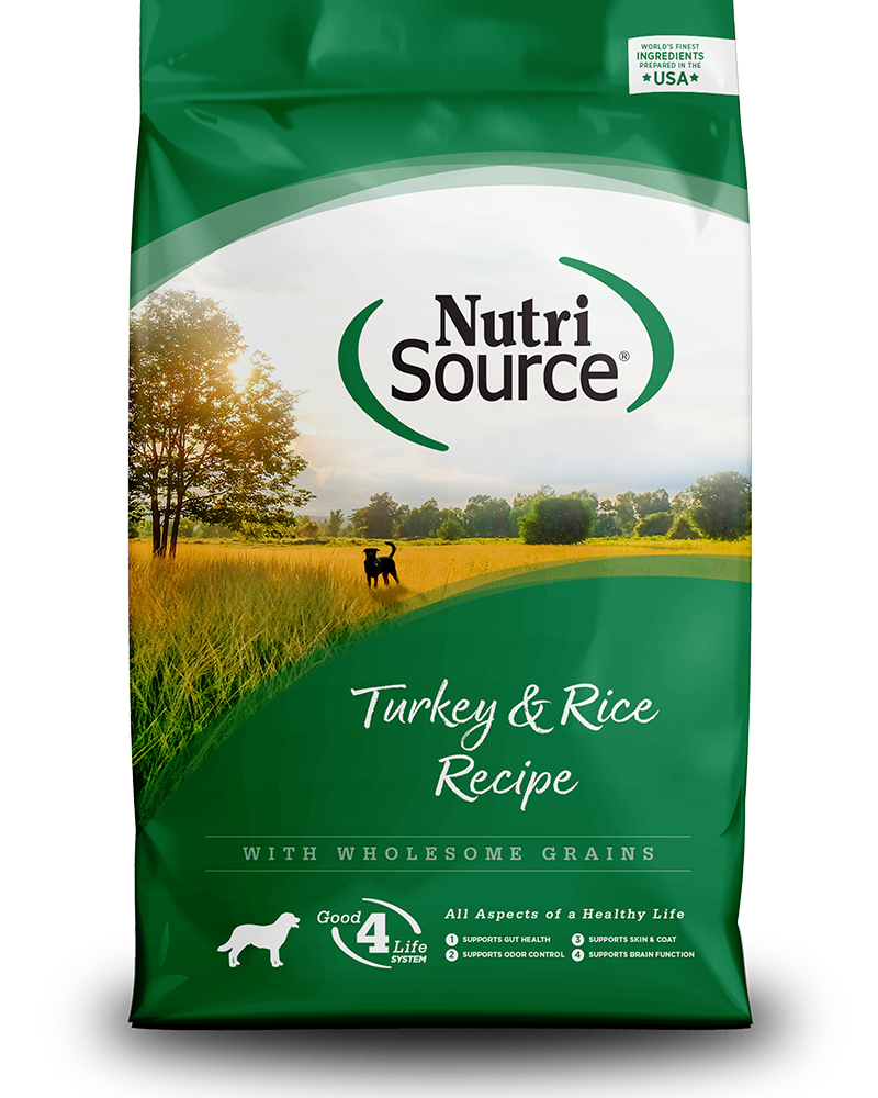 NutriSource Dry Dogs Food | Turkey & Rice Recipe