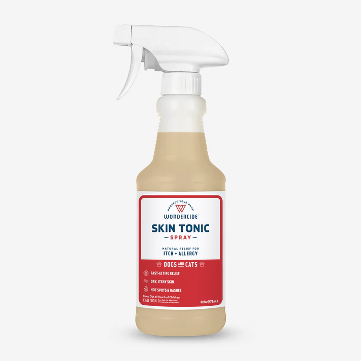 Wondercide Natural Oils Skin Tonic Itch Spray for Dogs & Cats