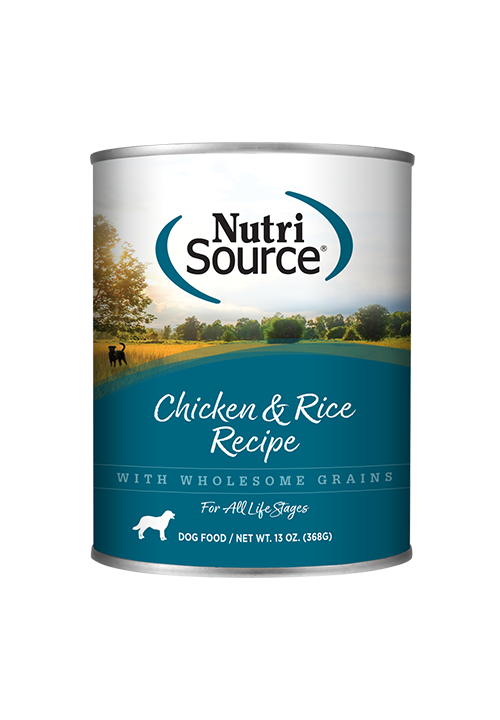 Nutri Source Chicken & Rice Formula | Dry Dogs Canned Food