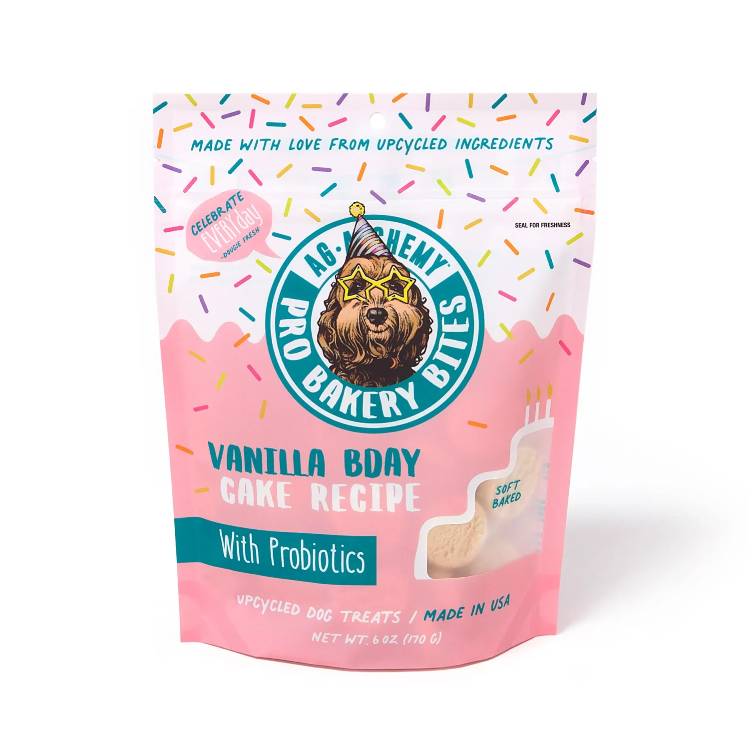 Pro Bakery Bites Soft Baked - Vanilla Bday Cake Recipe 6oz